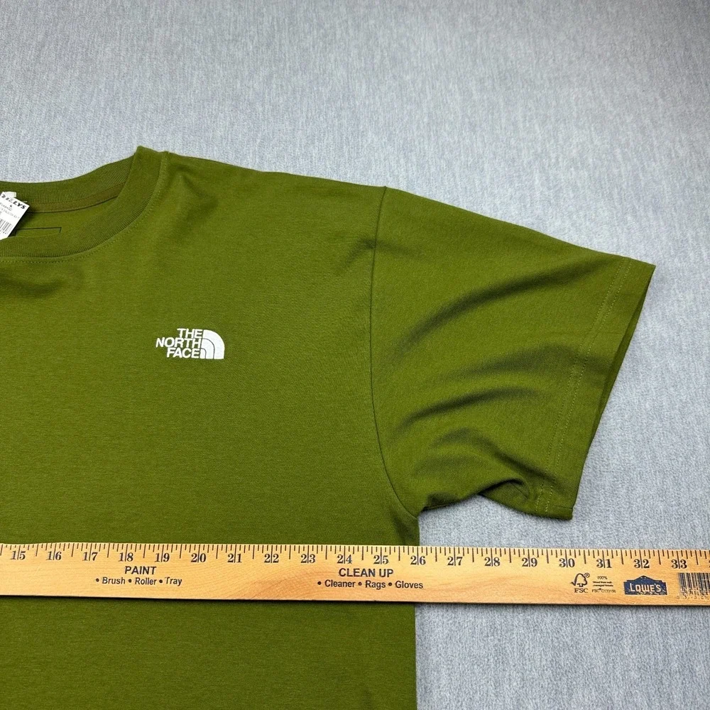 The North Face T Shirt Mens XL Green Short-Sleeve Evolution Box Fit Tee NWT